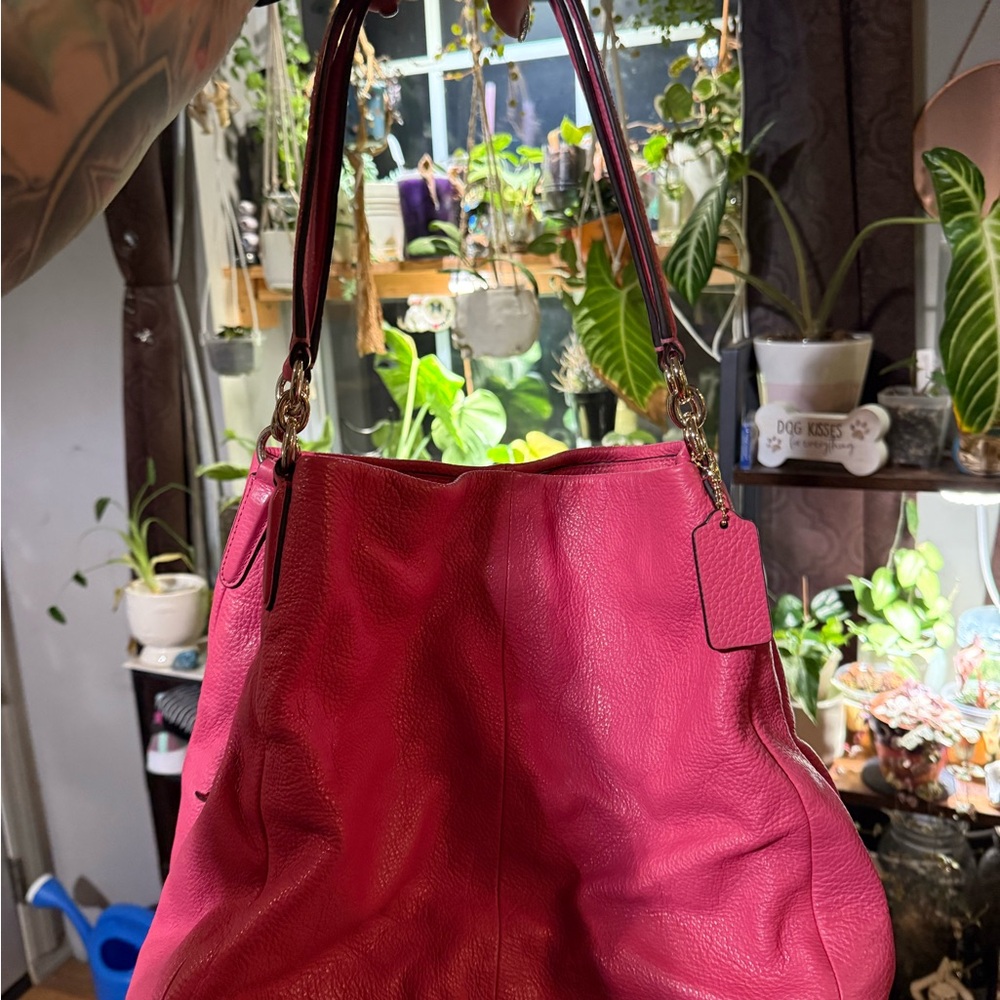 Coach Phoebe Vibrant Pink Women's Shoulder Bag